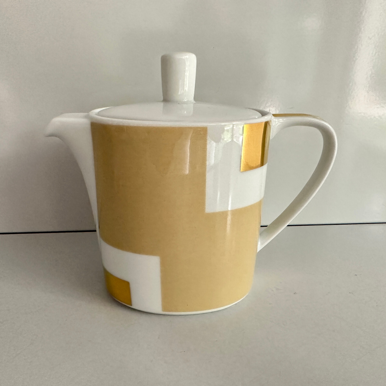 BVLGARI Geometrica Beige CREAMER Covered Rosenthal Bulgari iNever used in Box