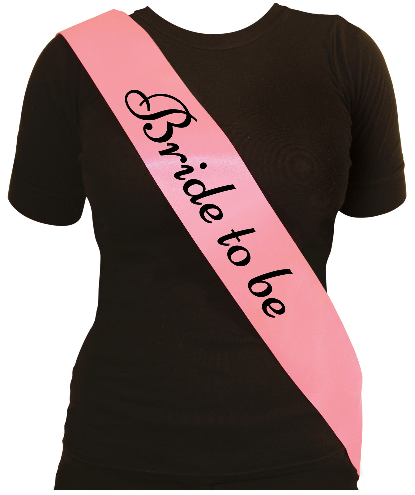 PINK BRIDE TO BE SASH HEN PARTY ACCESSORY