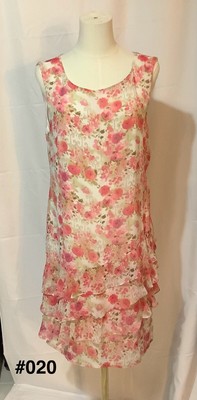 Women's Multi Color Dress By Connected Apparel Size 10 zips up back