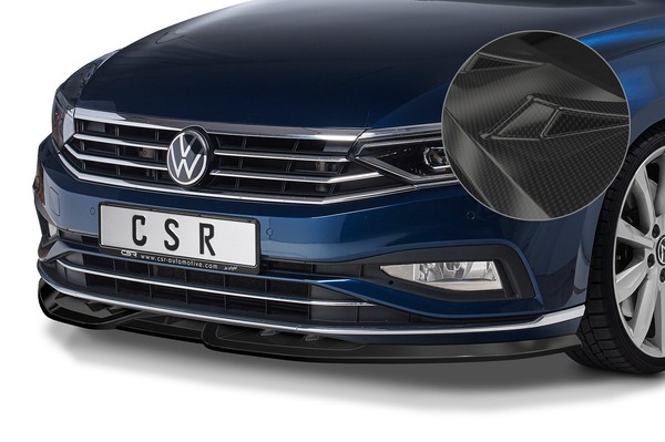 CSR Cup-Spoilerlippe ABS Carbon Look Mit ABE FüR VW Passat B8 (Typ 3G)-image