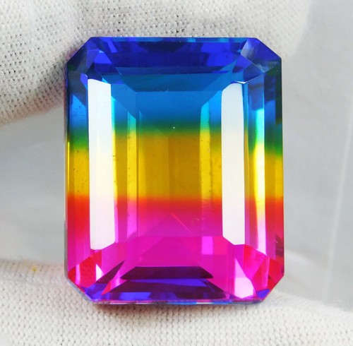 75.55 Ct Top Quality Natural Bi color Tourmaline Loose Gemstone From Afghanistan - Picture 2 of 6