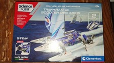 Clementoni - 52340 - Mon Atelier de Mécanique - Trimaran et Scooter des Mers, TB