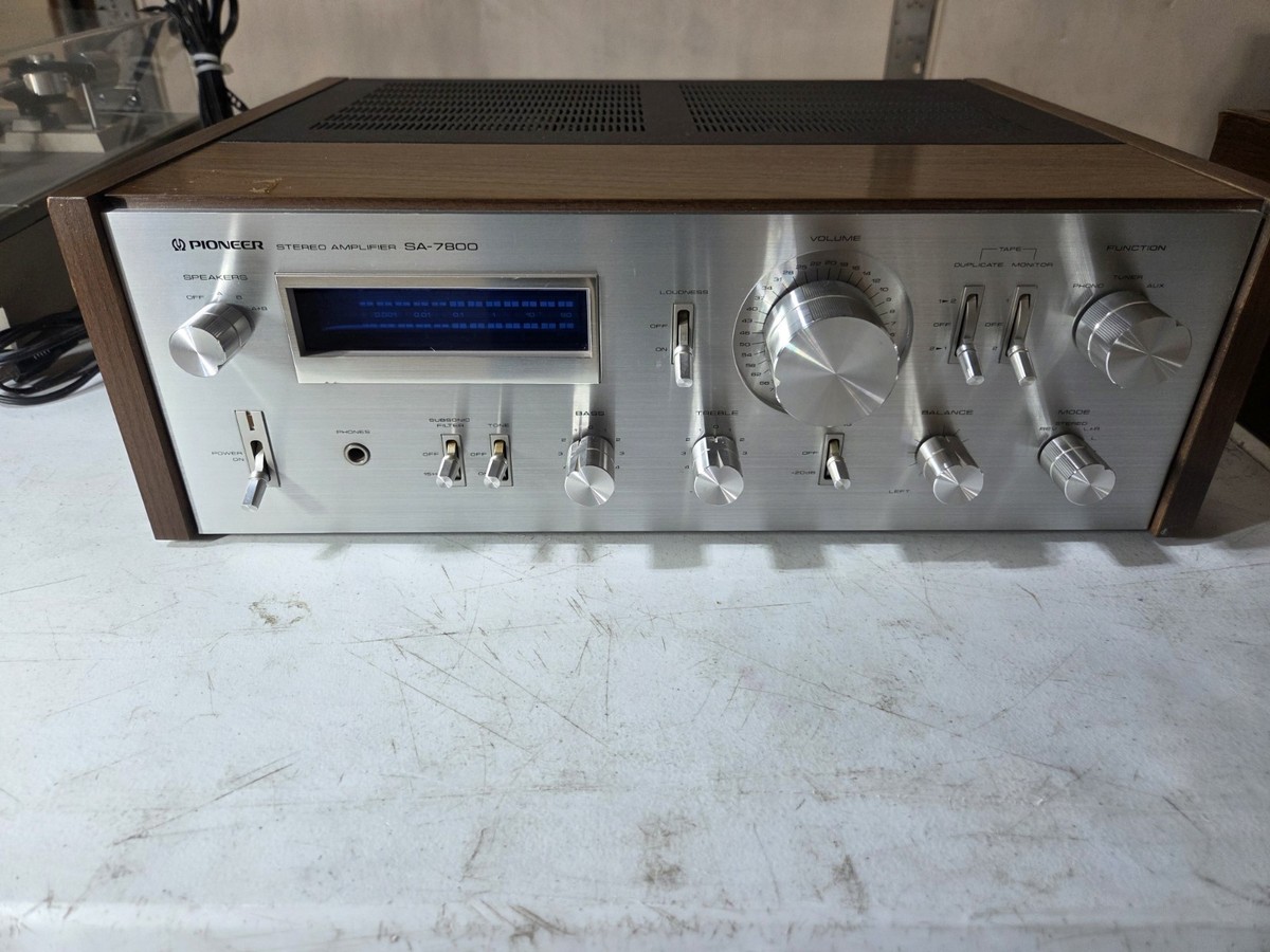 PIONEER SA-7800 STEREO AMPLIFIER Tested W/ Manual | eBay