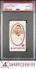 2017 TOPPS ALLEN & GINTER MINI #172 AARON JUDGE RC PSA 10