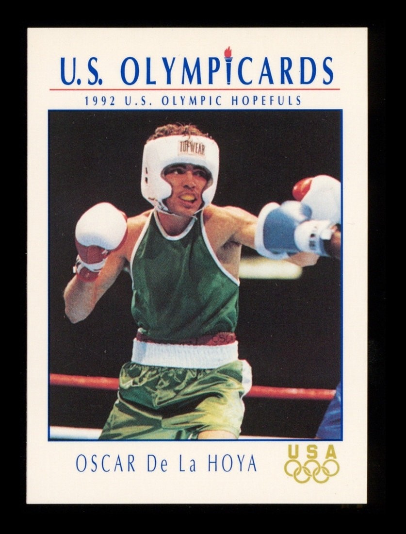 1992 Impel USA OlympiCards: # 23 Oscar De La Hoya RC NM-MT OR BETTER