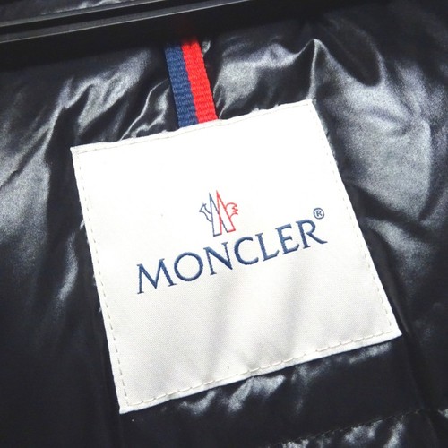 MONCLER FLOBERT GIUBOTTO Men's Down Jacket Red Black Check Pattern #EI BHA - Picture 7 of 10