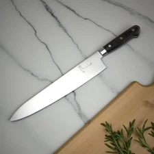 Premium 12 inch Chef Knife German Steel Blade Pakkawood Handle for Kitchen