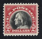 CKStamps: US Stamps Collection Scott#547a $2 Franklin Mint LH OG