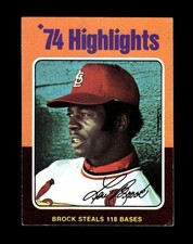 1975 Topps Set-Break #  2 Lou Brock VG-VGEX (crease) *GMCARDS*