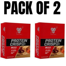 BSN Protein Crisp Bar – Salted Toffee Pretzel – 12 Bars (Pack of 2)