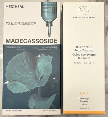 Mediheal Madecassoside Sheet Mask Drunk Elephant Beste No. 9 Jelly Cleanser Lot