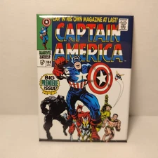 Marvel Captain America Fridge Magnet Official Marvel Collectible Decor