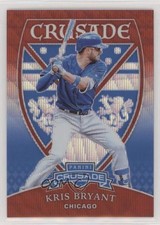 2018 Panini Chronicles Crusade Ruby Wave Prizm 118/199 Kris Bryant #8 2x6