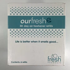 6-RefillsOurfreshE Air Freshener SPA MINERALS Scent- Lasts 30-Days Each New