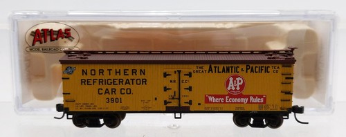Frigorífico Atlas 41426 escala N Atlantic & Pacific 40' Woodside #3901 nuevo en caja | Condition: New