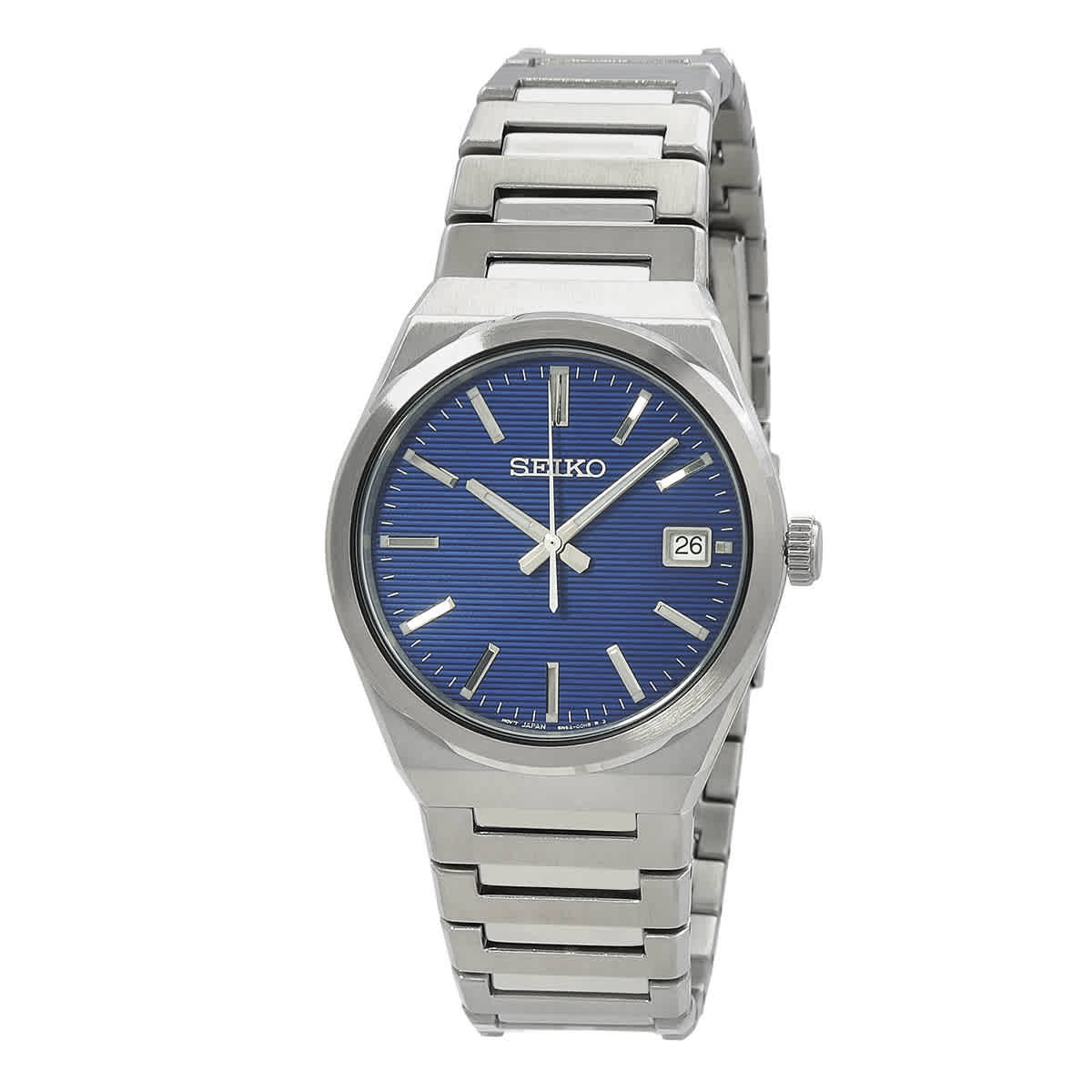 Seiko Classic Quartz Blue Dial Men Watch SUR555P1