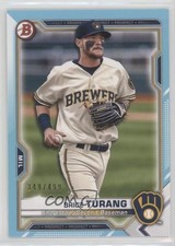 2021 Bowman Prospects Sky Blue Border 349/499 Brice Turang #BP-10 ng3