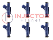 Set of 6 Bosch 0280156091 fuel injector 2002-2004 Volvo S80 2.9L 8627799 Genuine