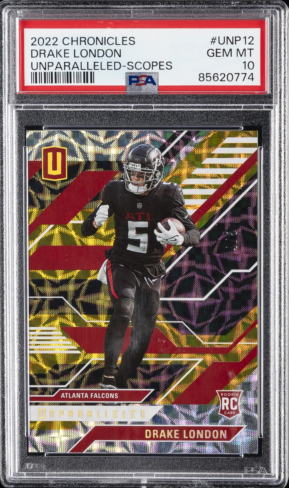 Drake London Panini Chronicles Unparalleled #UNP12 Base