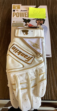 MLB Batting Gloves Franklin Powerstrap GOLD Adult Small Authentic MLB Gloves 55