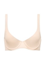 NWOT CUUP 38A The Triangle Underwire Micro Fiber LT Beige Bra 130125
