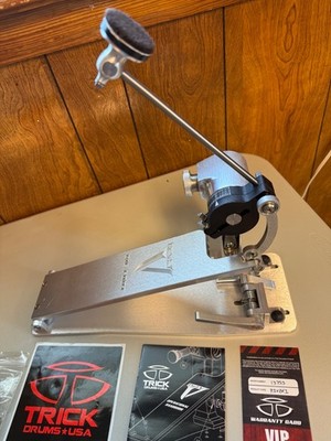 Trick Drums PRO 1V Big Foot Single Drum Pedal (Direct or Chain Drive).