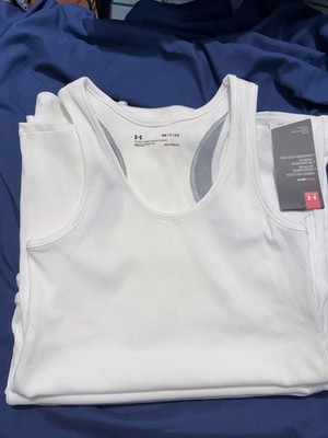 under armour active wear for women white and the size is med.