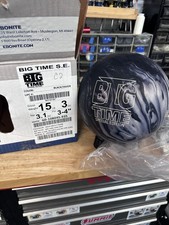 NEW - NIB 15lb Ebonite " BIG TIME S.E. " UNDRILLED