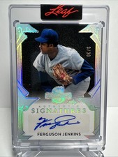 2025 Leaf Spectacular Signatures Silver FERGUSON JENKINS 3/30 Auto ENCASED HOF