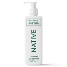 Native Shave Cream for Face  Body Cedarwood  Jasmine 7.6 fl. oz. Moisturizing