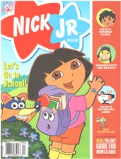 NICK JR Magazine September 2007 Dora Diego Wonder Pets Maisy Yo Gabba Gabba