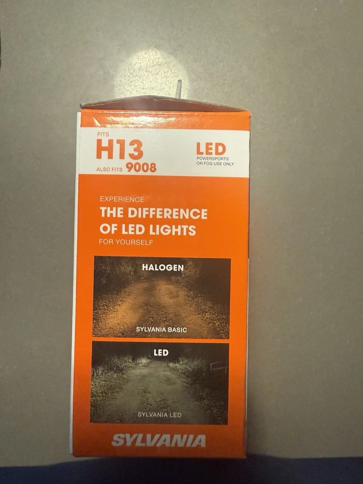 Sylvania LED PowerSports H13 9008 Headlight Bulbs 6000K 12VDC - Image 2 of 4