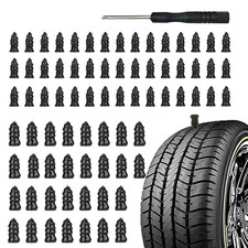60pcs Car Vacuum Tire Repair Nail Rubber Screw Nails Screwdriver Fast Tool Set