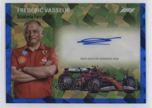 Frederic Vasseur #1954-VAS 2024 Topps Chrome Formula 1 1954 Signatures card