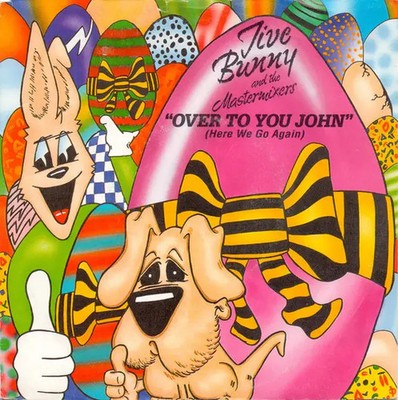 Jive Bunny And The Mastermixers Over To You John (Here We Go Again) NEAR MINT