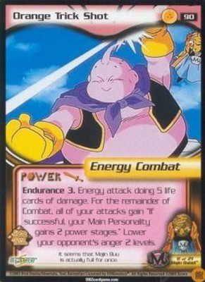 Orange Trick Shot - Buu Saga (Unlimited) - Dragon Ball Z CCG (Score 2000)