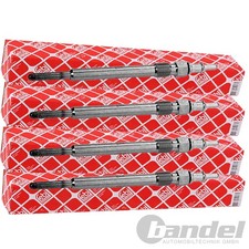 4x FEBI GLÜHKERZEN passend für OPEL ASTRA G CARAVAN (T98) VECTRA B ZAFIRA A