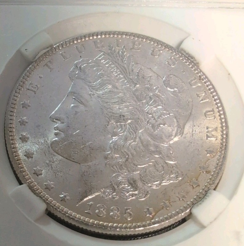 1885  Morgan Silver Dollar Uncirculated PGA BUC