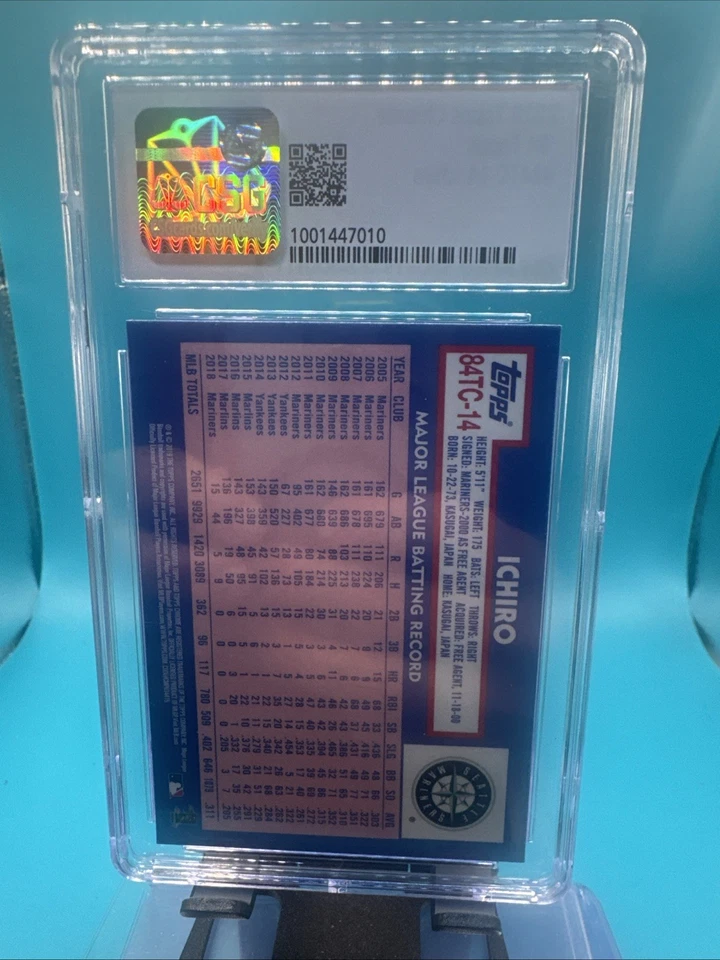 2019 Topps Chrome 35th Anniversary 1984 Design Ichiro Suzuki #84TC-14 Mariners  - Image 2 of 2
