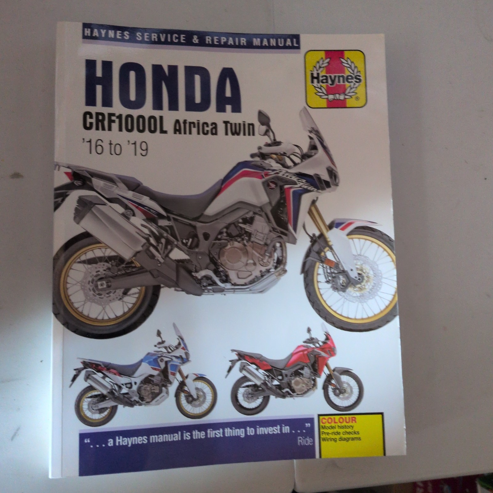 Honda CRF1000 Africa Twin (16-19) Haynes Repair Manual 699414012756