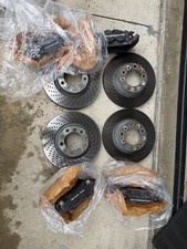 Porsche 992 Carrera Brakes Set Rotors Calipers Oem Black