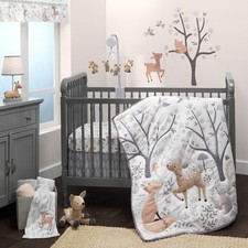 Bedtime Originals 3 Piece Crib Bedding Set Deer Park Multicolor