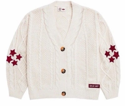 Taylor Swift Red (Taylor's Version) Cardigan Cable Knit Size YS/YM - IN HAND NEW