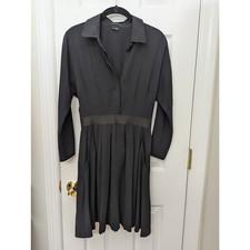 Theory Dress Size 4 Clemira Dark Academia Schoolgirl Goth Office Career