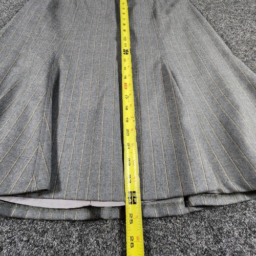Brooks Brothers Rock Anzug Set Wolle Blazer Damen 12 grau 2-teilig Nadelstreifen - Bild 18 von 18