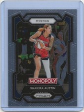 2024 Panini Prizm Monopoly Shakira Austin WNBA #3 Washington Mystics