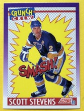 1991-92 Score American - Crunch Crew Scott Stevens #303