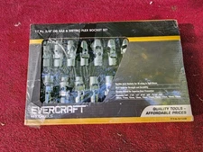 Evercraft 17pc 3/8” Dr. SAE & Metric Flex Socket Set, New Old Stock