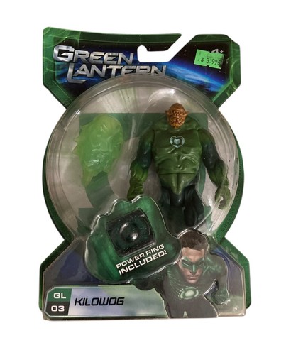 Modellino Lanterna Verde Killowog 4" 2010 Mattel MOC DC Comics Justice League - Foto 1 di 2