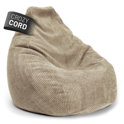 LUMALAND Cord Sitzsack Gaming Stuhl Giant Beanbag Chair XXL Sessel mit Lehne EPS
